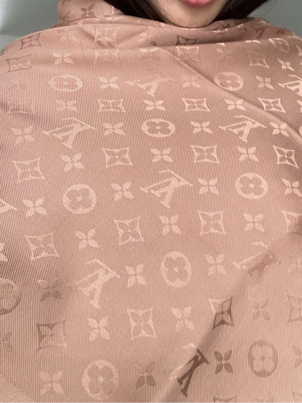 Louis Vuitton CAPPUCCINO Monogram Shawl